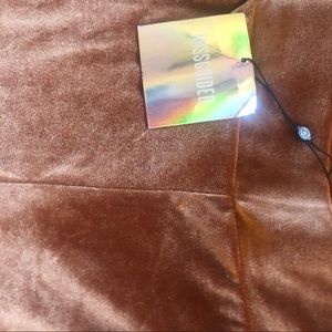 Missguided Pants - Missguided Velvet Copper Legging Tights Missguided Pants - Missguided Velvet Copper Legging Tights